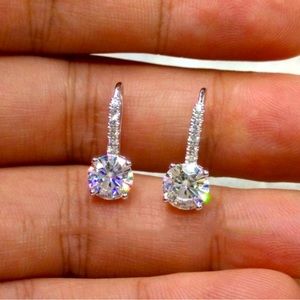 Brand new diamond earrings